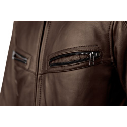 Veste RST Roadster 3 cuir - Marron