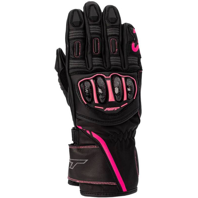 Gants femme RST S1 - Noir-Rose