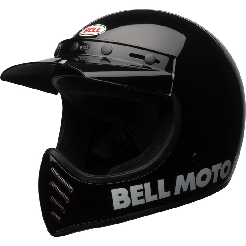 Casque BELL Moto 3 - Noir Brillant