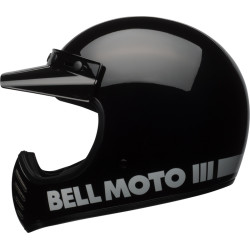 Casque BELL Moto 3 - Noir Brillant