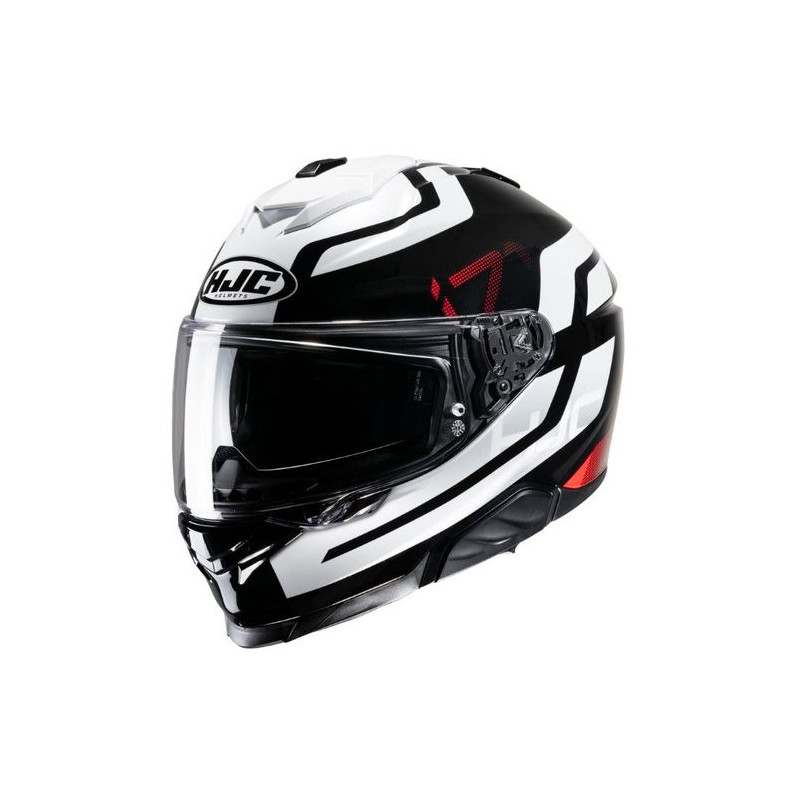 Casque HJC F71 Enta - Noir Blanc