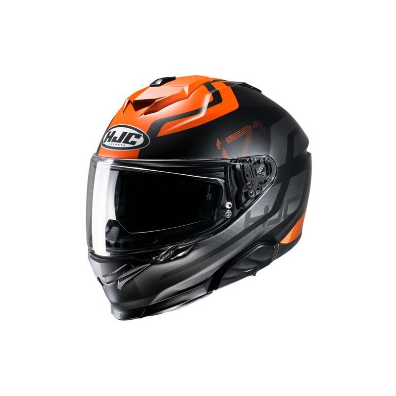 Casque HJC F71 Enta - Noir Orange