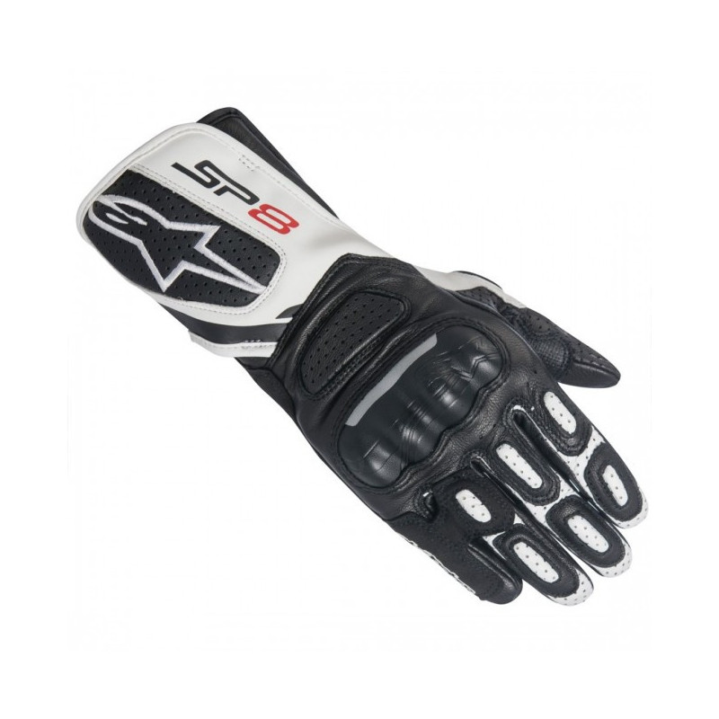 Gants femme Alpinestars Stella SP-8 v2 - Noir-Blanc Taille S