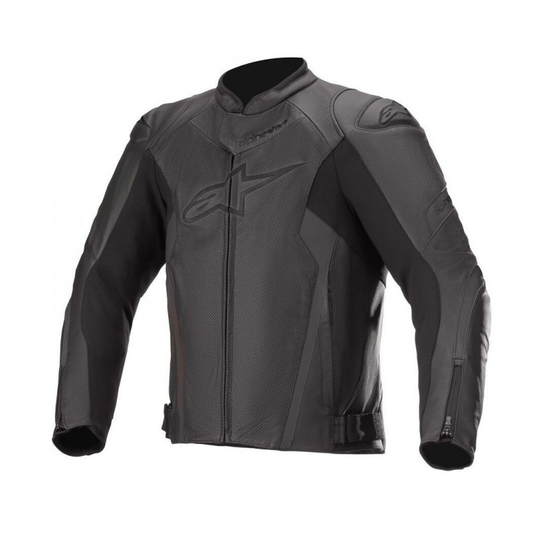 Blouson Cuir Alpinestars Faster v2 Airflow - Noir