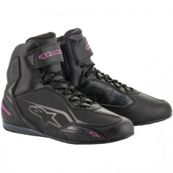 Baskets femme Alpinestars Stella Faster-3 - Noir-Fushia