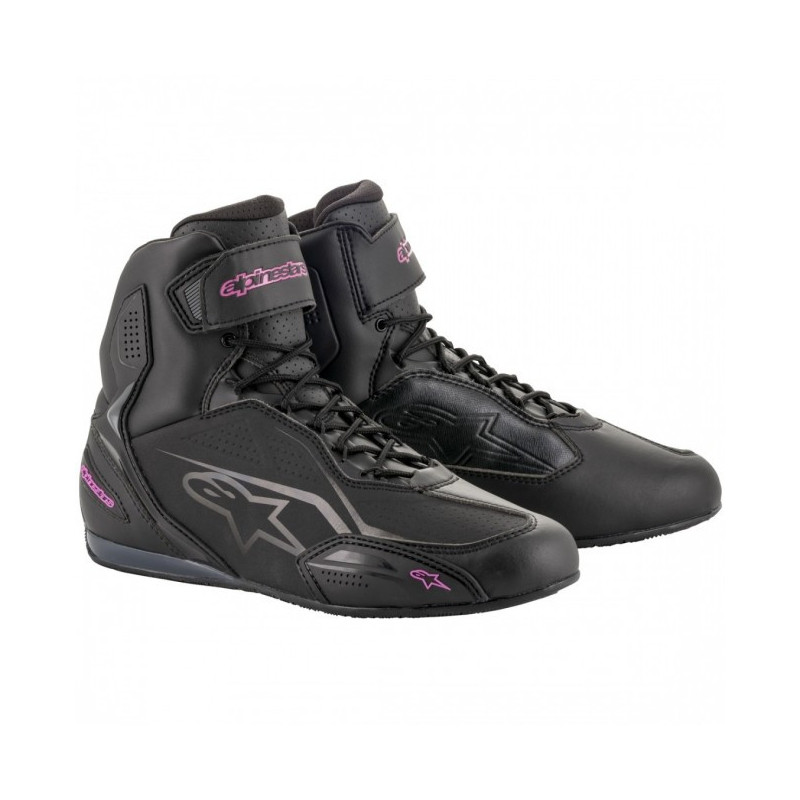 Baskets femme Alpinestars Stella Faster-3 - Noir-Fushia