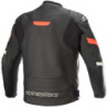 Blouson Cuir Alpinestars Faster v2 Airflow - Noir-Rouge