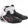 Chaussures Alpinestars Faster-3 - Noir-Blanc-Rouge