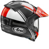 Casque ARAI TOUR-X5 Cosmic - Rouge