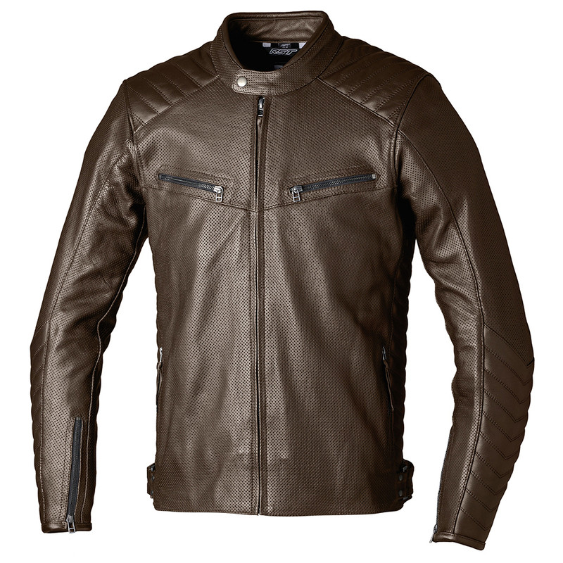 Veste cuir RST Roadster Air - Marron