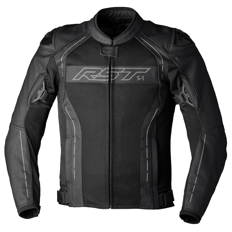 Veste cuir RST S-1 Mesh - noir