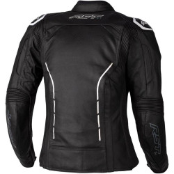 Veste femme RST S1 cuir - noir