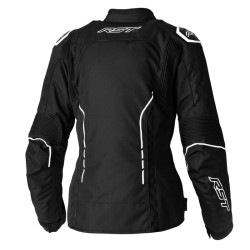 Veste RST S1 Textile femme - Noir-Blanc