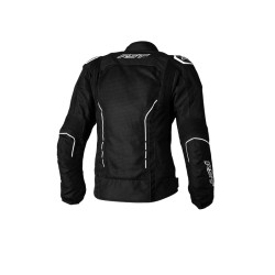 Veste RST S1 Mesh Textile femme - Noir-Blanc