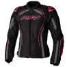 Veste RST S1 Mesh Textile femme - Noir-Rose