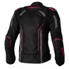 Veste RST S1 Mesh Textile femme - Noir-Rose